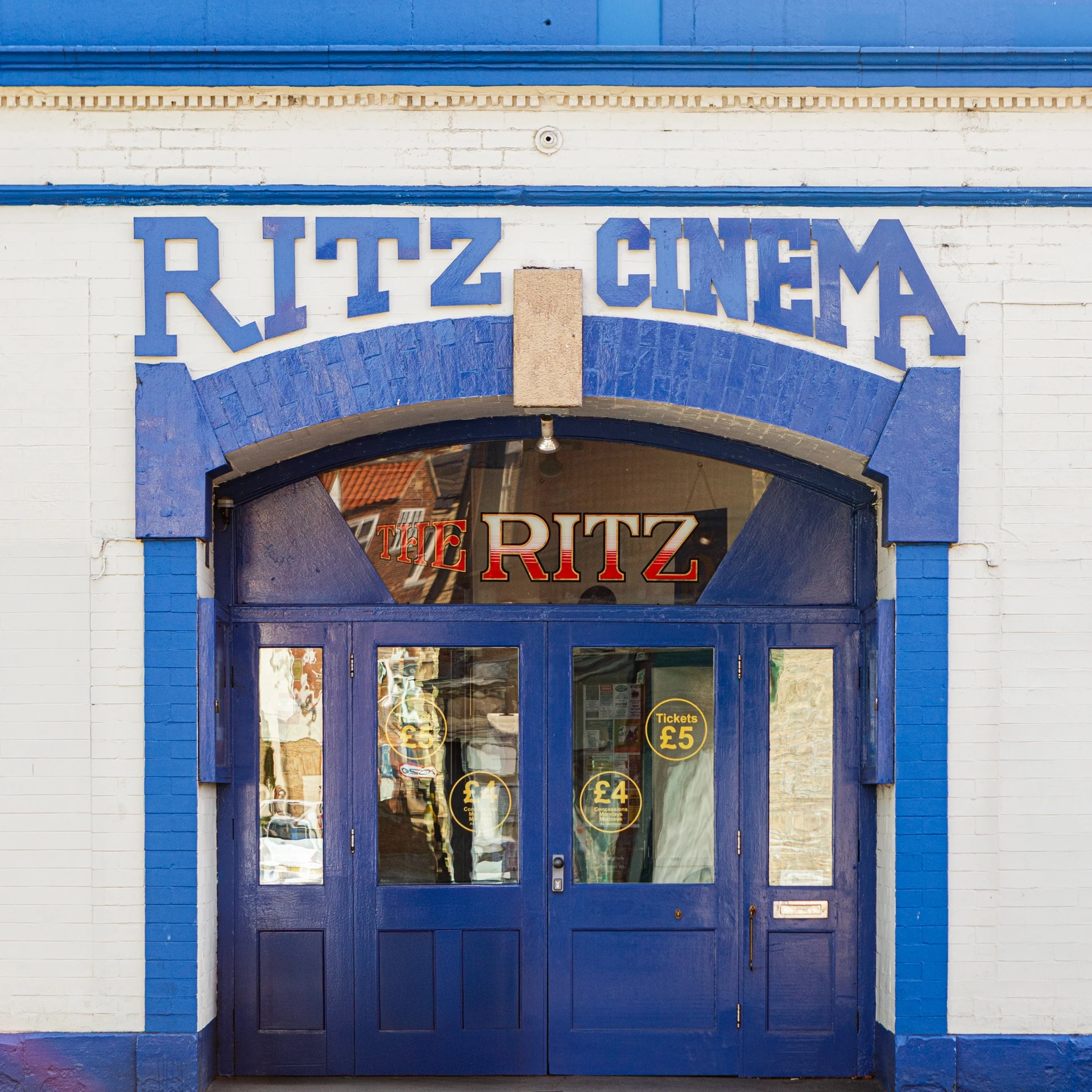 Facade of the Ritz Cinema in Thirsk